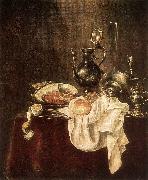 HEDA, Willem Claesz. Ham and Silverware wsfg oil painting picture wholesale